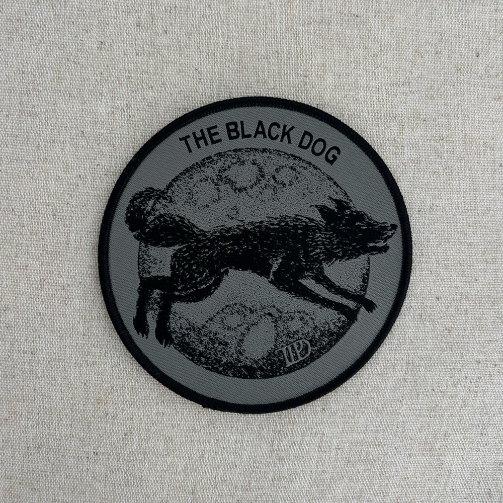 Taylor Swift Tortured Poets Department Fabric Patch “The Black Dog” Edition